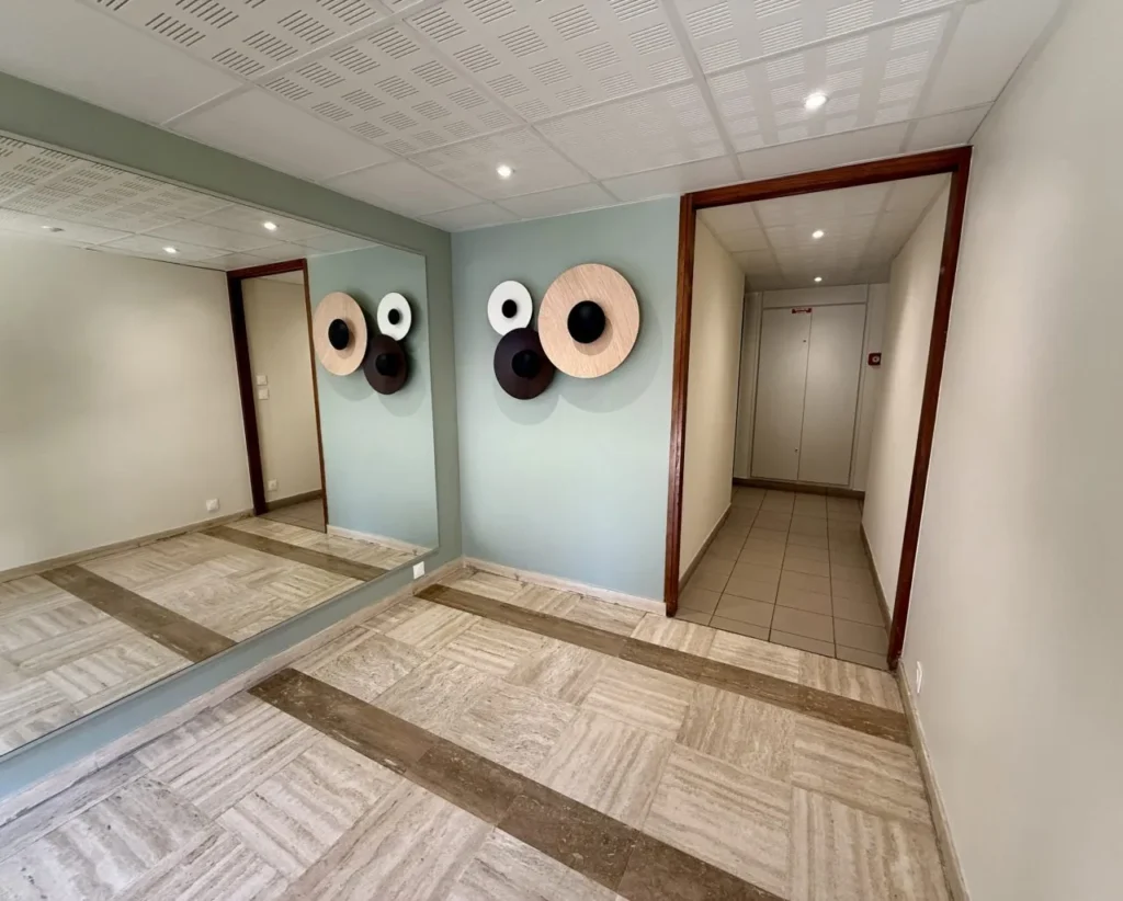 entrée résidence appartement T2 proche plage pereire