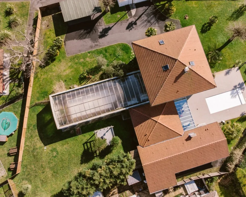 maison tosse vue drone