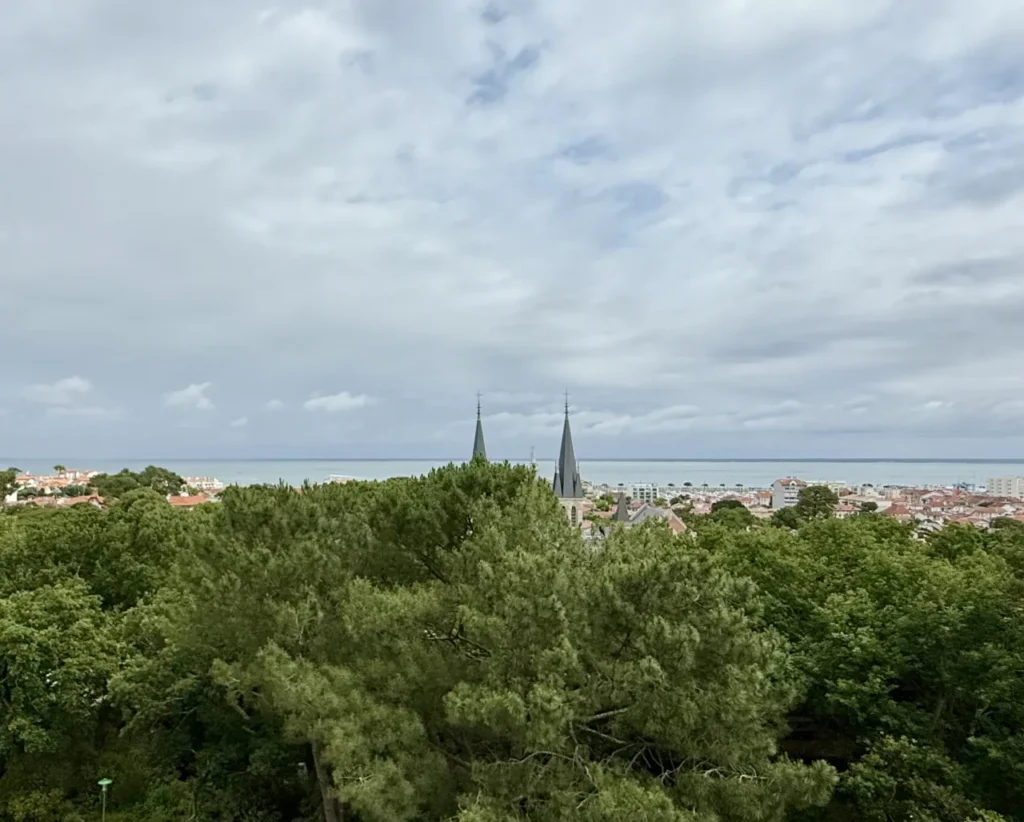 vue depuis t5 arcachon saint elme