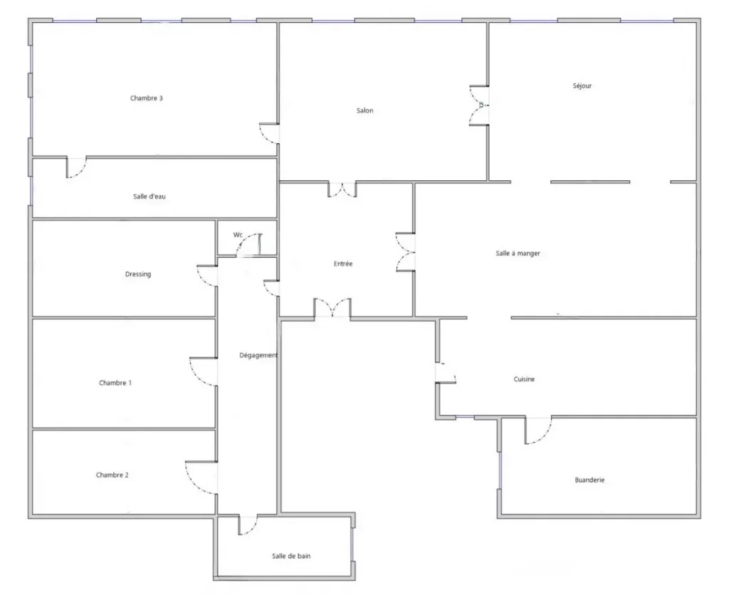 plan de l'appartement