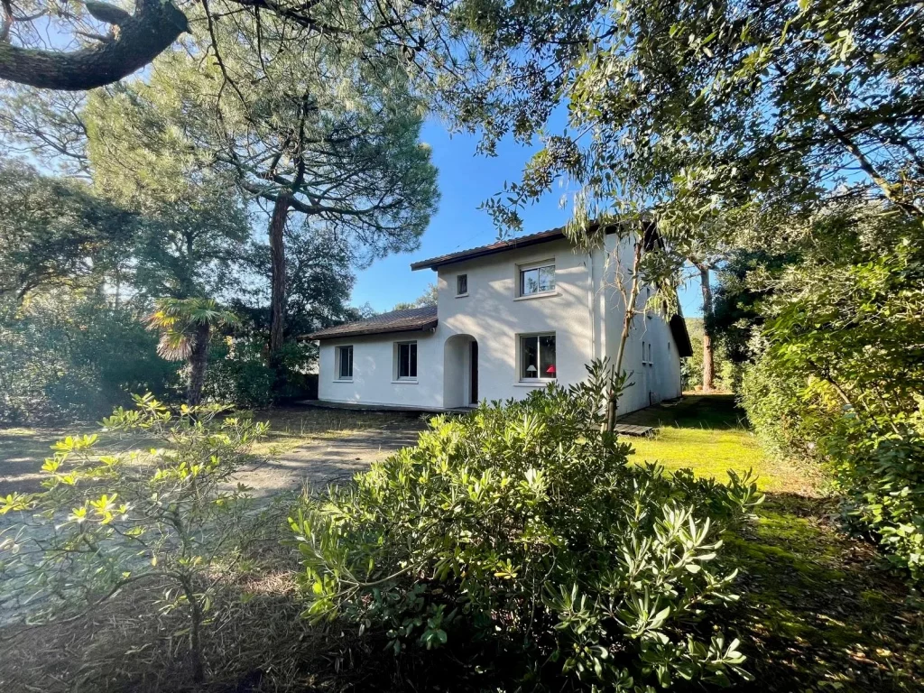 façade côté rue maison 7 pièces arcachon moulleau