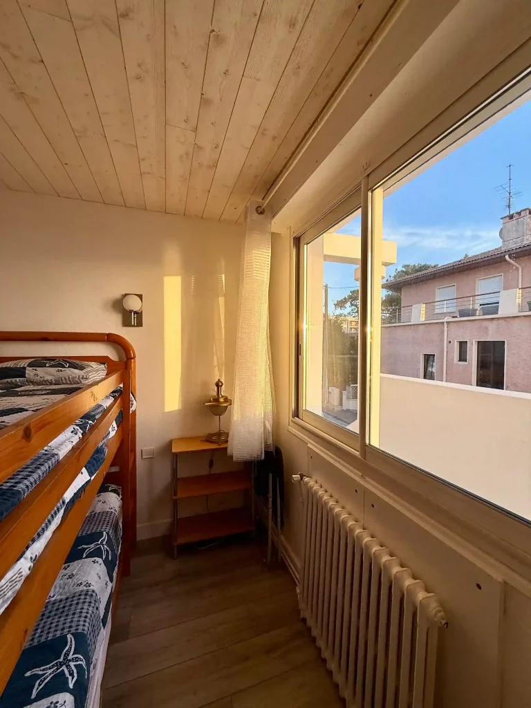 chambre appartement T3 arcachon