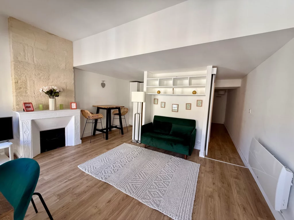 vue d'ensemble appartement T2 à vendre bordeaux
