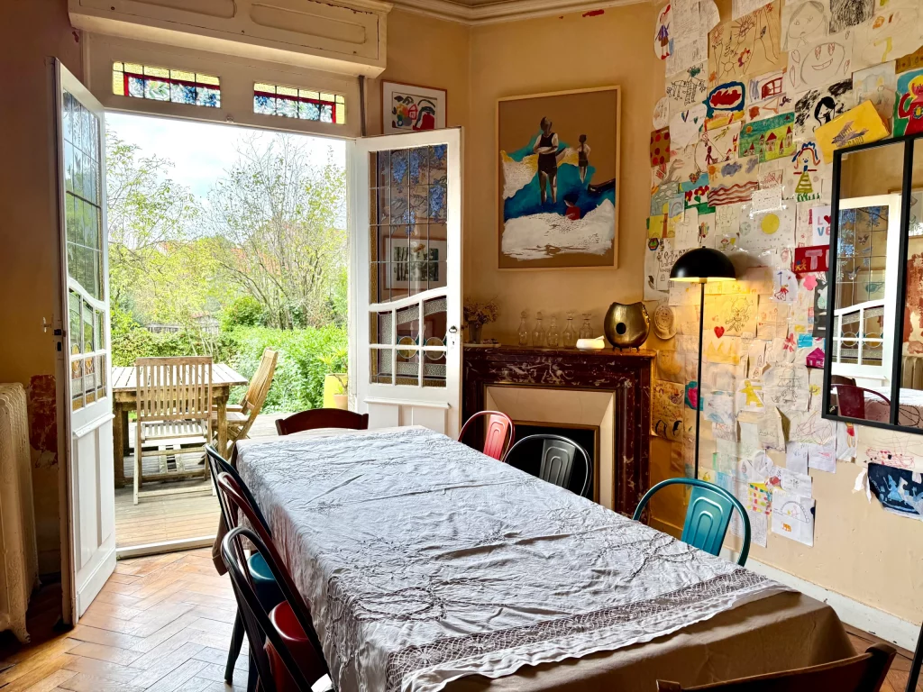 4-Vue jardin 2-Maison T5 Bordeaux Nansouty_9_11zon